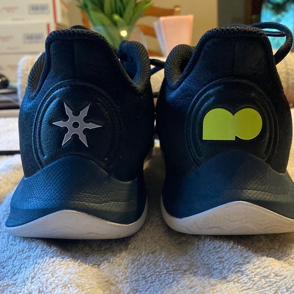 Nike Tennis Naomi Osaka Black and Neon Yellow Tennis Shoes - Picture 6 of 13